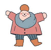 Fall Season Dance Sticker by Marie Boiseau