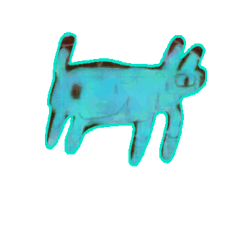 RoxySavage giphygifmaker dog bouncy dog Sticker