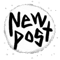 New Post Blob Sticker