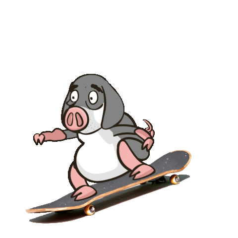 Fun Skateboard Sticker by "Tut Gut" - Gesundheitsvorsorge