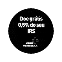 cruzvermelhaportuguesa irs solidariedade cruz vermelha cruz vermelha portuguesa Sticker