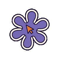 Flower Mouse Sticker