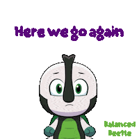 Here We Go Eye Roll Sticker by VeeFriends