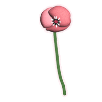 Make Up Flower Sticker by Vice Cosmetics