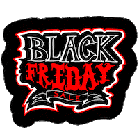Black Friday Sale Sticker by whadafunk