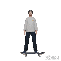 3dskatetricks skate skateboard skateboarding street Sticker