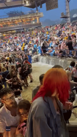 Water Pours Down Bleachers as Halsey Concert Canceled in Maryland