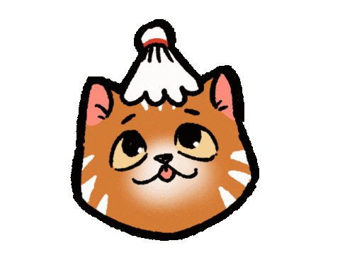 Pakhitou_ giphyupload cat smash badminton Sticker