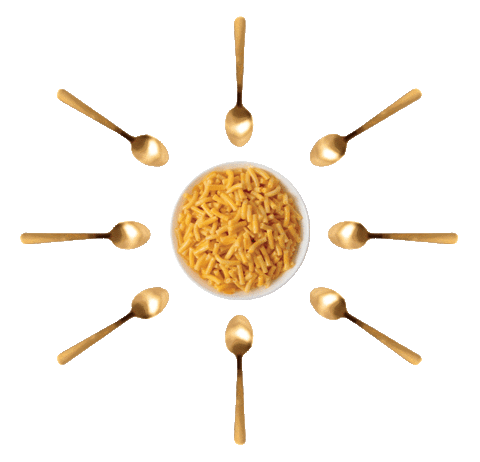 mac n cheese spoon Sticker by Kraft