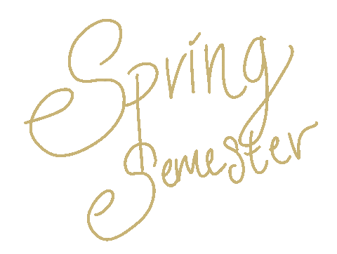 Spring Handwriting Sticker by James Madison University