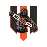 dieselrcorp logo orange monkey gorilla Sticker