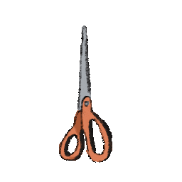 carriesloane scissors crafts crafting sketchy Sticker