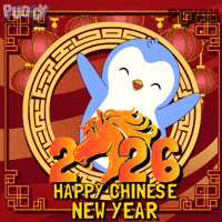 Chinese New Year Penguin GIF by Pudgy Penguins
