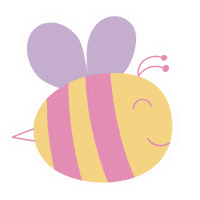 Bee Sticker by Poco Posy