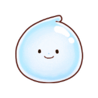 onure_weather water raindrop 물방울 방울 Sticker