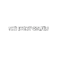 theluckygolfer golf golfer theluckygolfe Sticker