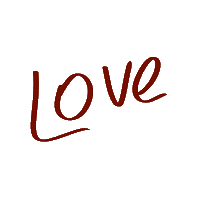 In Love Illustration Sticker