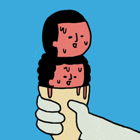 Ice Cream Food GIF by Sherchle