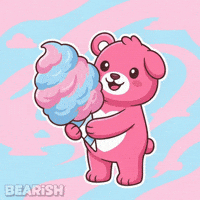 Happy Cotton Candy GIF by BEARISH