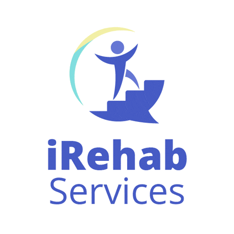 Logo Speech GIF by iRehab Services