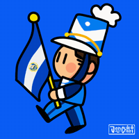El Salvador Flag GIF by JenChibi