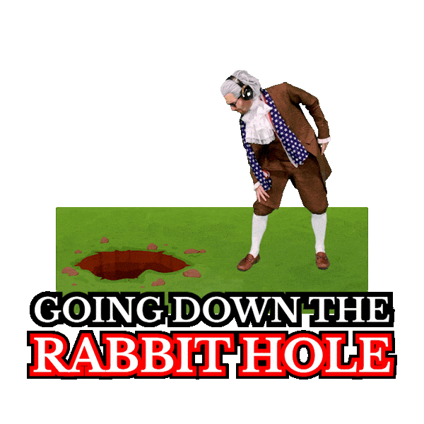 Investigating Rabbit Hole Sticker