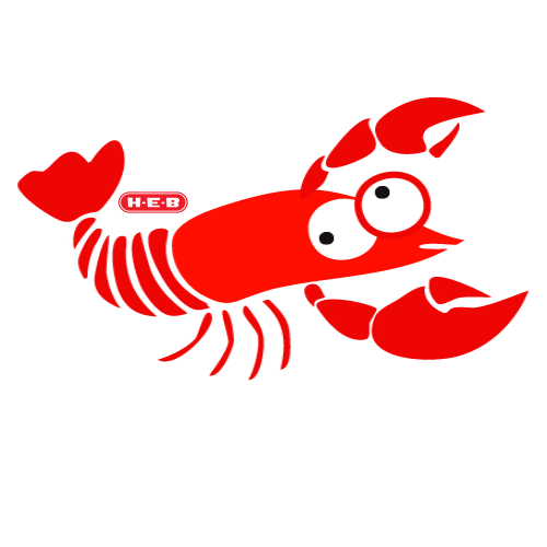 Cray Cray Crawfish Sticker by H-E-B
