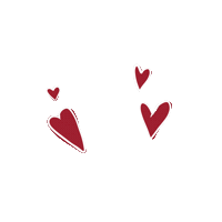 In Love Hearts Sticker