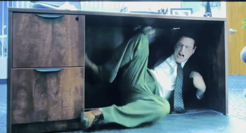 juicieca ron desk co freak out GIF