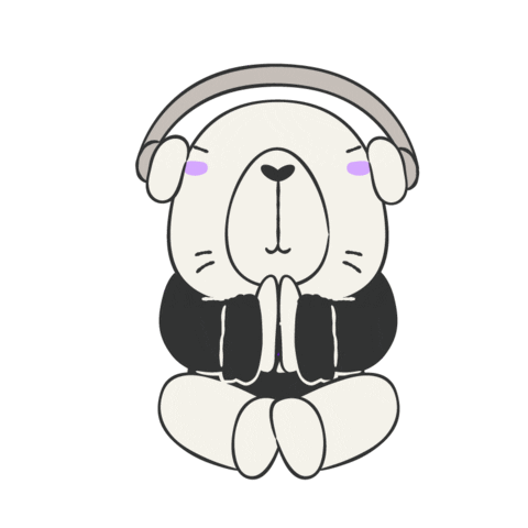 Peace Breathe Sticker by VANI STUDIO VIETNAM