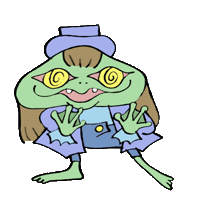 Magic Frog Sticker by elodie shanta