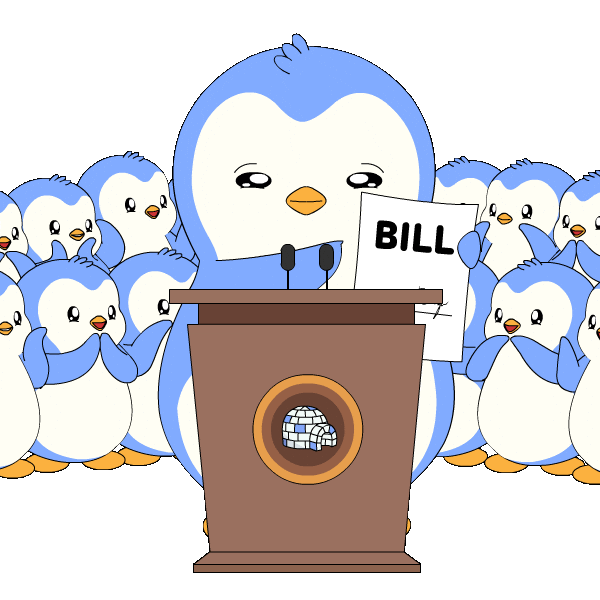 Crypto Penguin Sticker by Pudgy Penguins