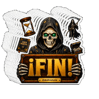 Halloween Skull Sticker