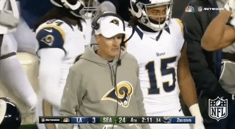 Confused Los Angeles Rams GIF by NFL