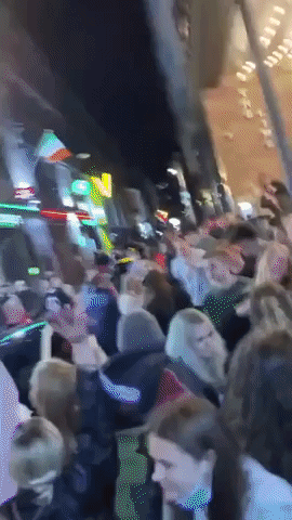 Crowds Party in Liverpool Hours Before New Coronavirus Restrictions