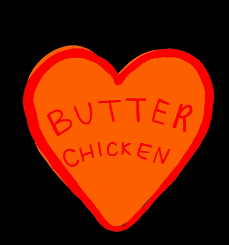 Butter Chicken Rainbow GIF by ThePaiz