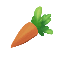 Carrot Healthyfood Sticker