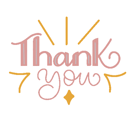 Calligravivs giphyupload thank you thanks lettering Sticker