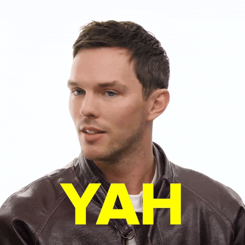 Nicholas Hoult Yes GIF by BuzzFeed