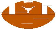 Texas Longhorns Football Sticker by The University of Texas at Austin