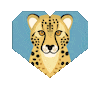 Big Cats Cheetah Sticker by Pantheracats
