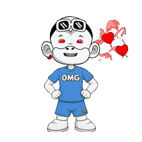 Surprised Face Wow Sticker by Zhot Shop