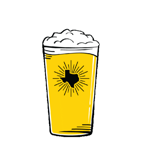 Beer Cheers Sticker by Saint Arnold Brewing Company