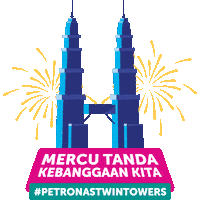 Petronastwintowers Sticker by Petrosains