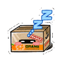 7066pages giphygifmaker sleep cardboard ave Sticker