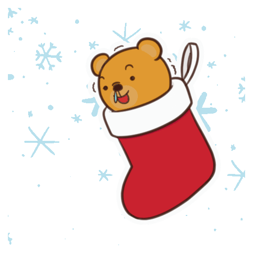 annmeowparty snow bear cold 可愛 Sticker