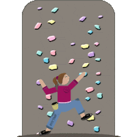 Sport Boulder Sticker by KITEYLOOPY