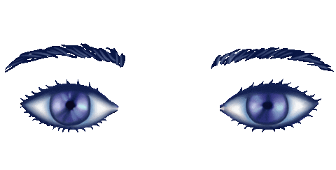 Eyes Lc Sticker by Leaves and Clouds