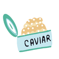 Milan Caviar Sticker by Luca Guelfi Company