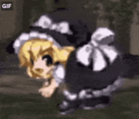 Touhou Project Twerk GIF